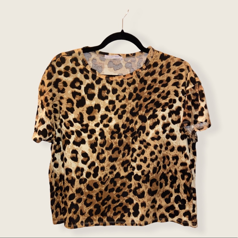 Leopard print T-shirt